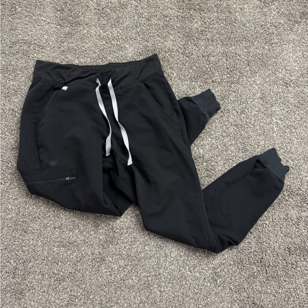 Figs Black Technical Collection Pants